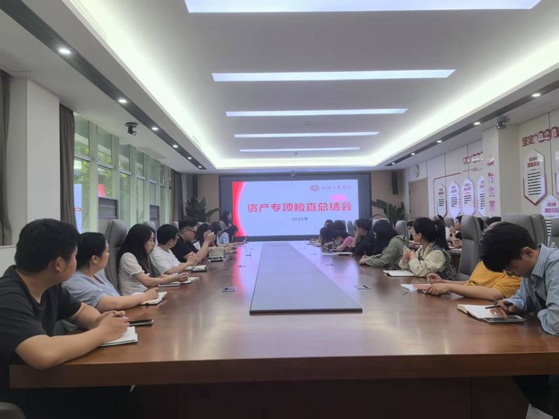 固定资产专项检查总结会