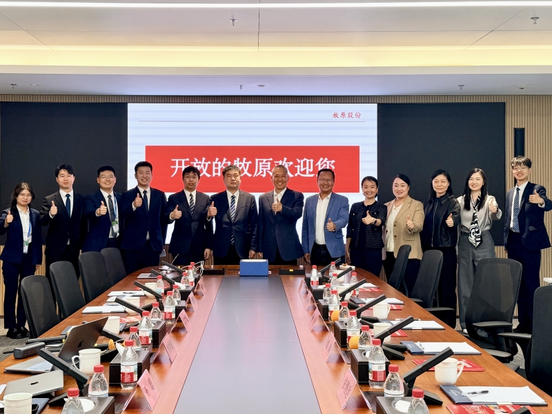 访企拓岗促就业 聚力赋能育新人——我校党委书记杨培带队赴牧原集团走访调研