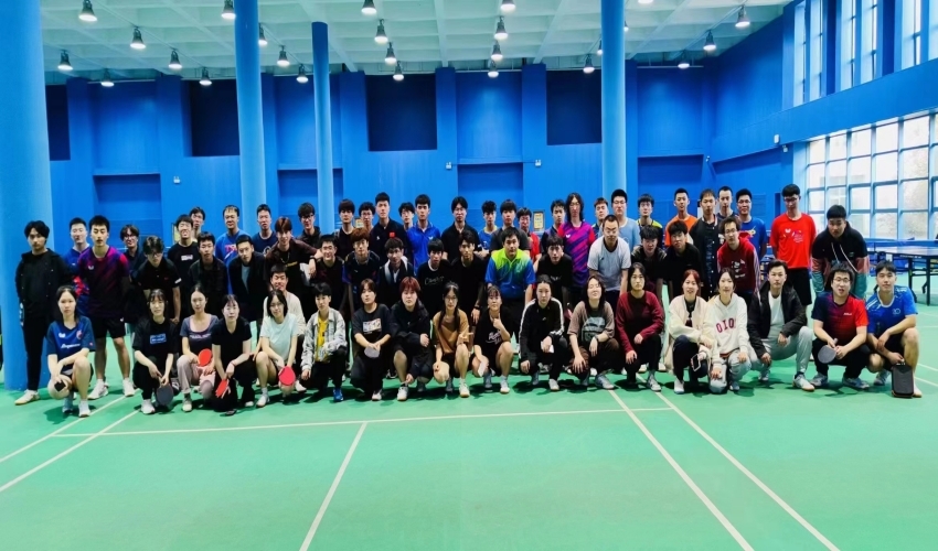 我校乒乓球队赴郑州航空工业管理学院和河南工业大学进行交流赛
