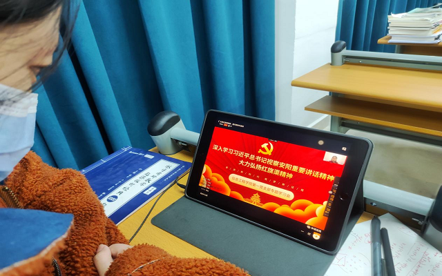 ylzzcom永利总站线路检测学生第一党支部组织开展“弘扬红旗渠精神 履行新时代使命”党日活动
