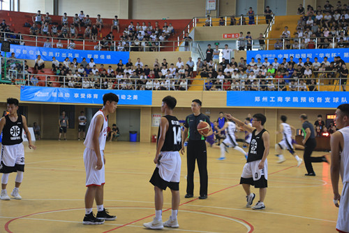 我院男篮在河南省华光杯第26届篮球联赛中首战告捷