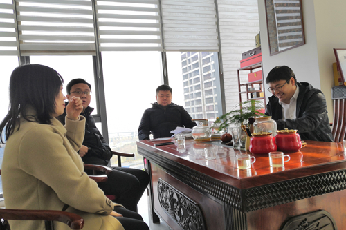 商学院组织回访校友企业-河南汇正实业有限公司