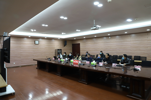 我校组织参加全省教育系统疫情防控工作电视电话会议