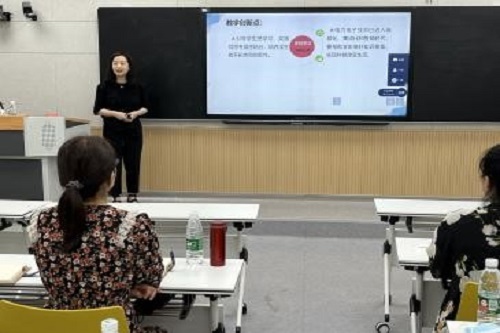 华北水利水电大学杨阳老师应邀到我院开展智慧教学-课堂教学创新专项培训